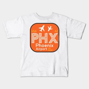 PHX airport Kids T-Shirt